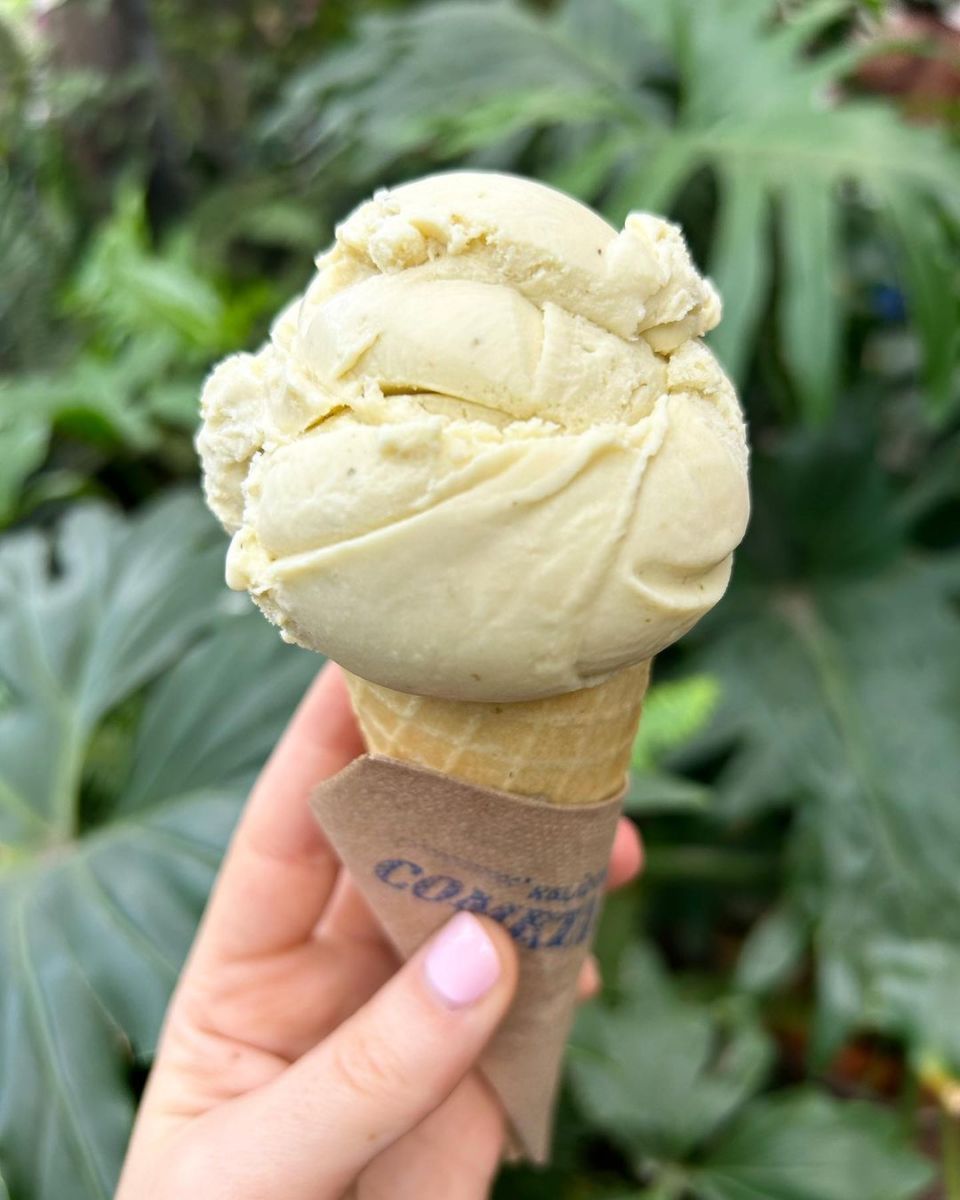 Helado de lavanda de Heladería Cometa