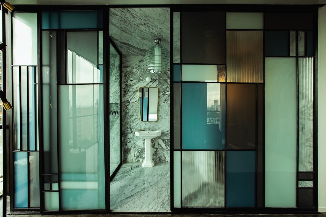 Diseño de interiores del hotel Casa Habita en Guadalajara