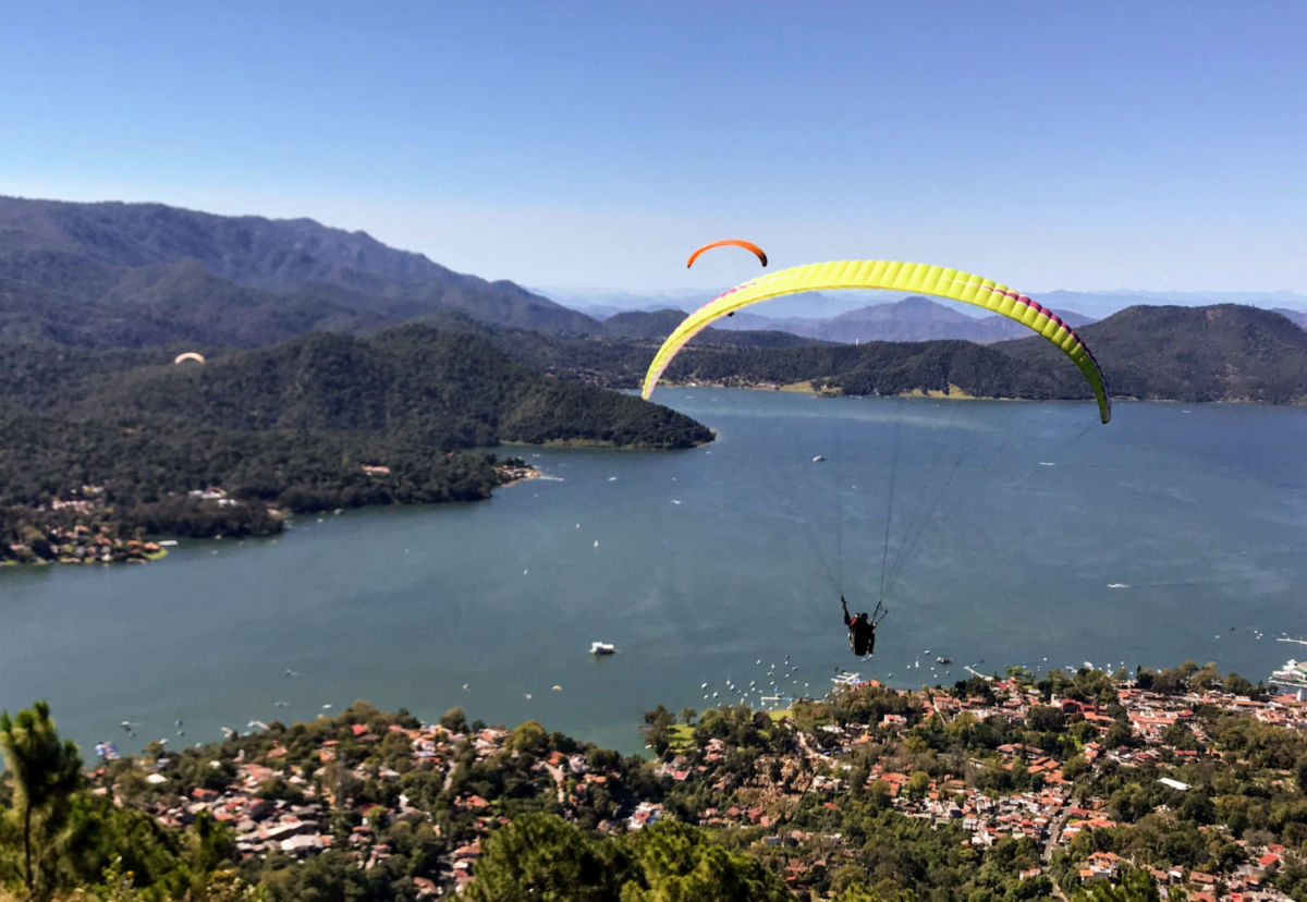 vuelo en parapente 