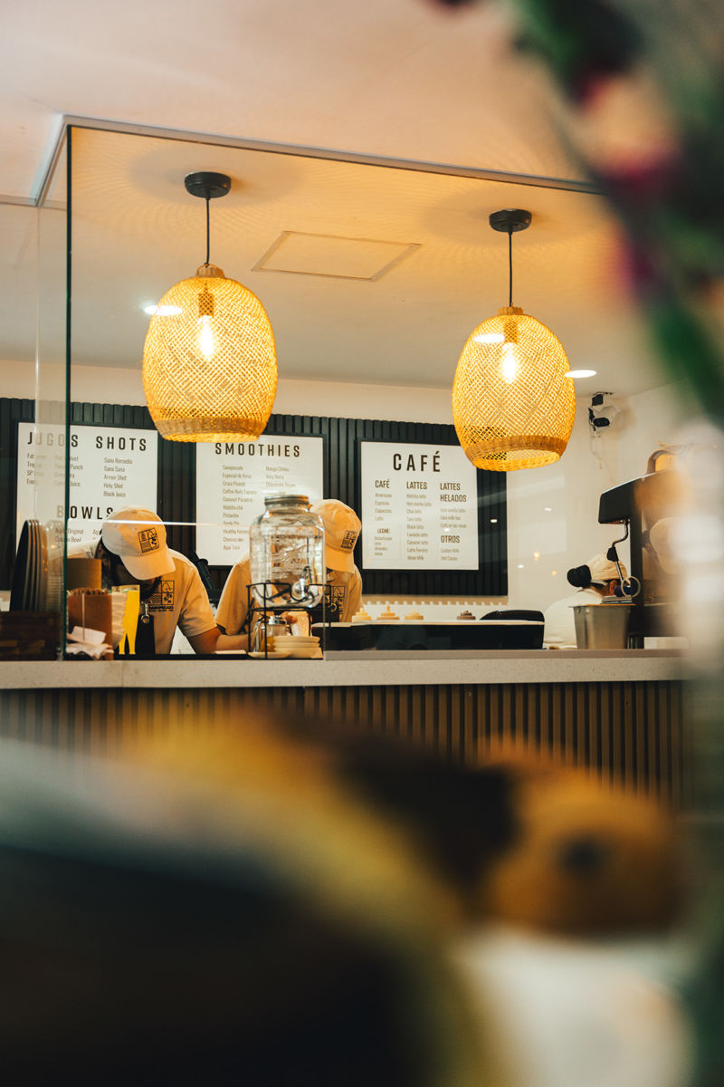 restaurante de comida saludable 