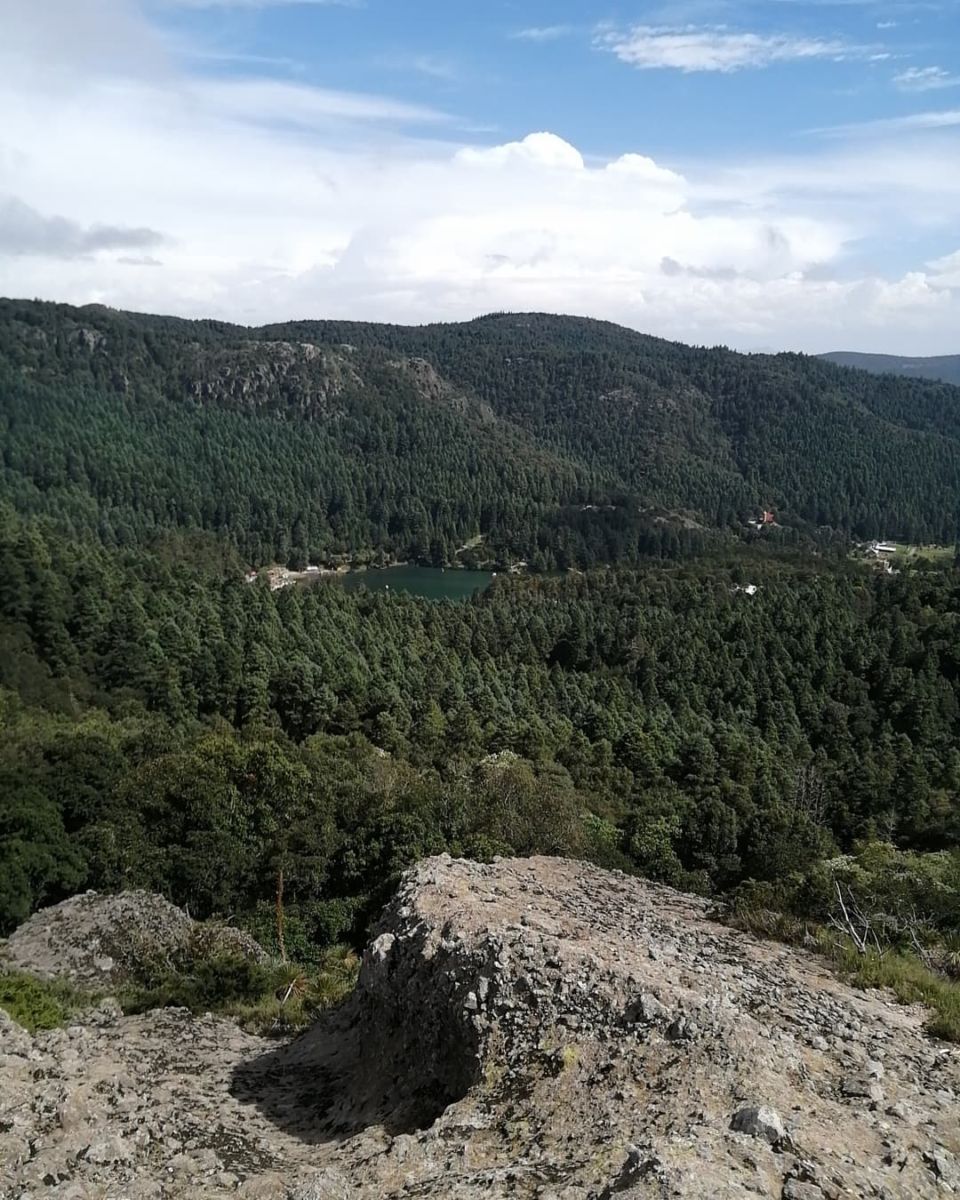 Vistas desde las peñas del Centro Ecoturístico Diego Mateo