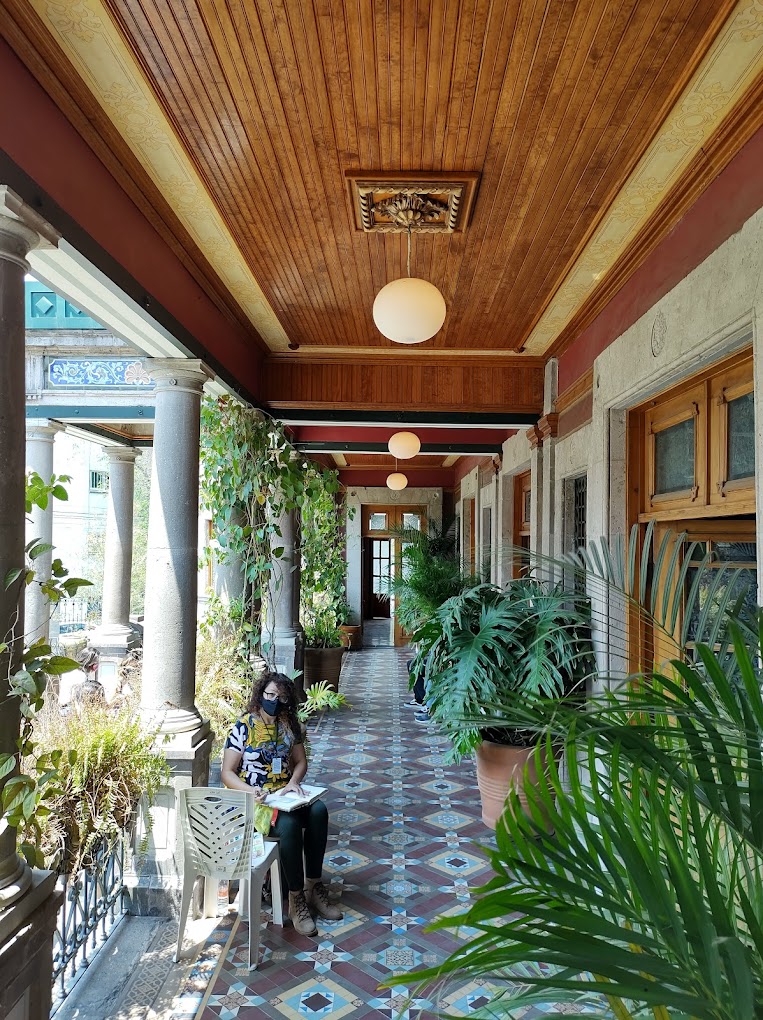 Pasillo de la casa del arquitecto Antonio Rivas Mercado