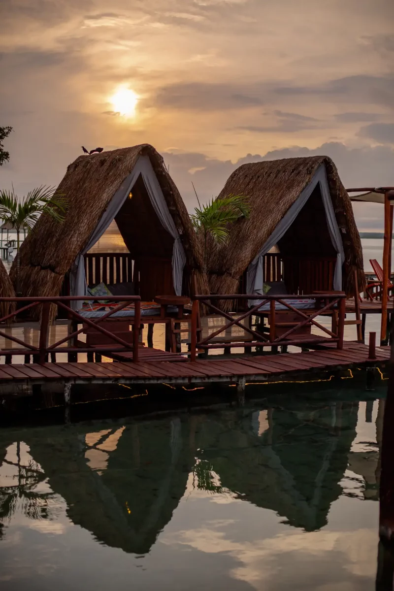 club de playa en Bacalar 