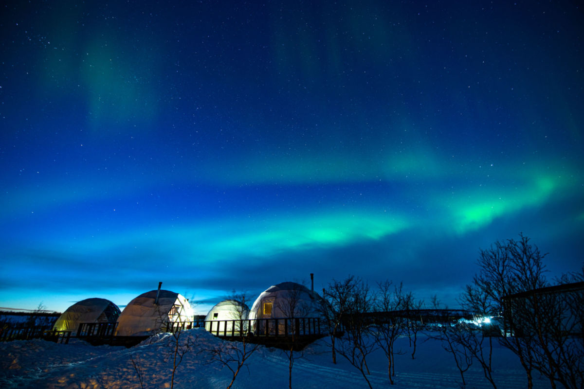 luces coloridas en Canadá