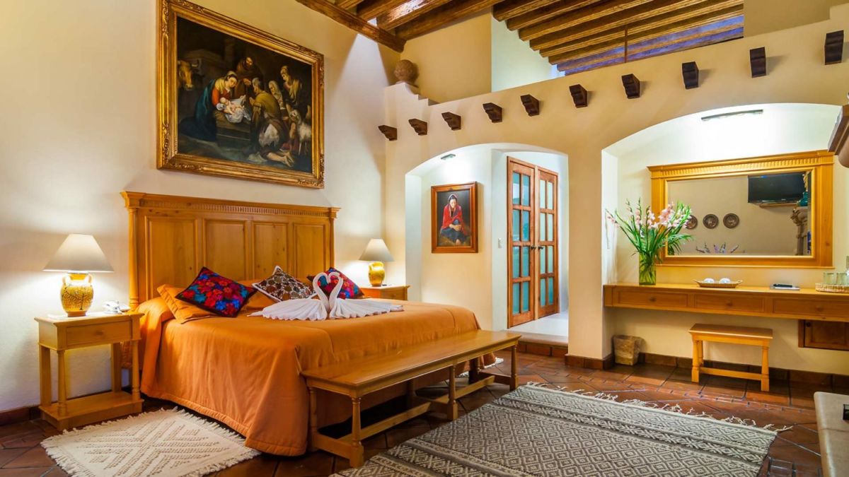 hotel de piedra en Pátzcuaro