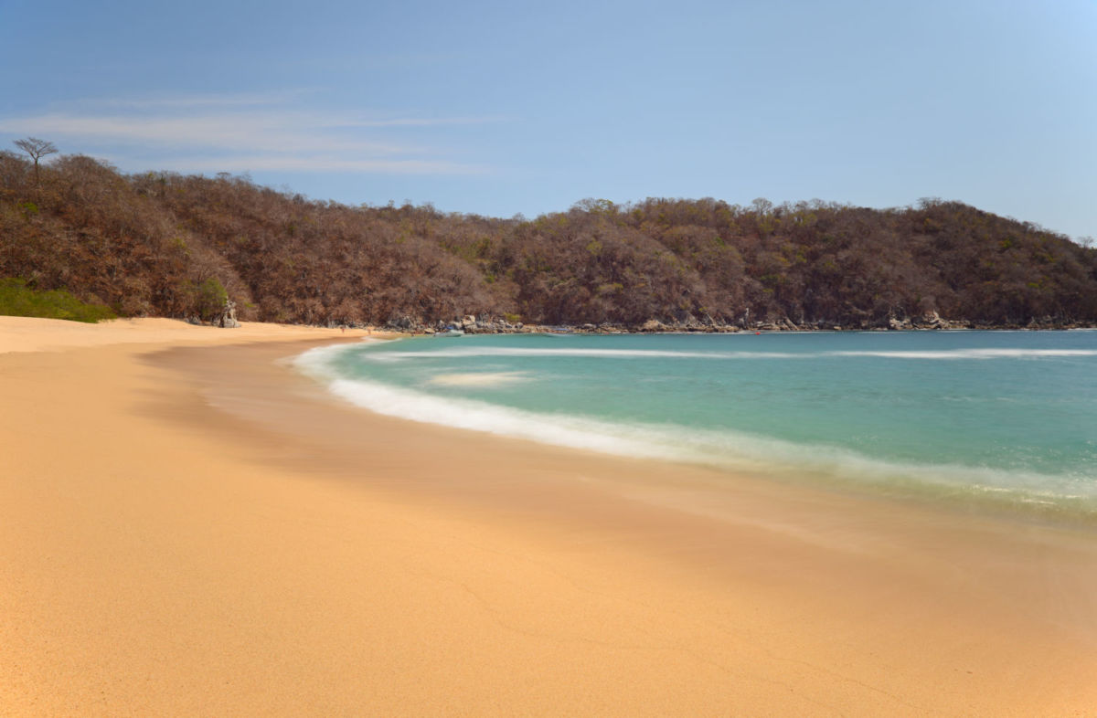 playas virgenes en Huatulco