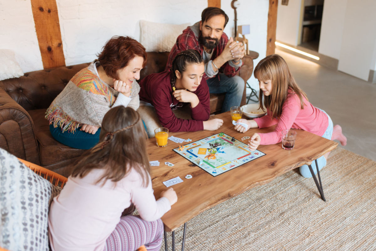 Jugar un juego de mesa