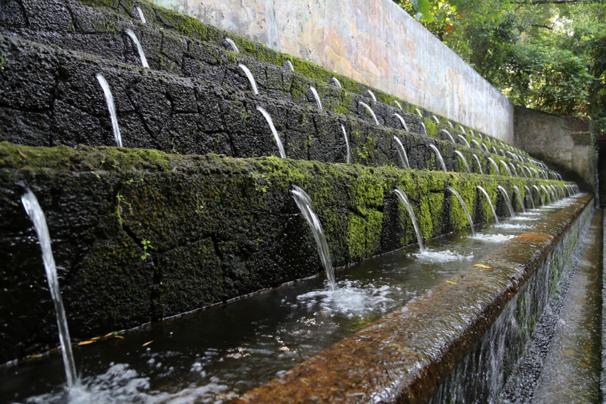 Fuentes en el Parque Nacional Barrancas de Cupatitzio