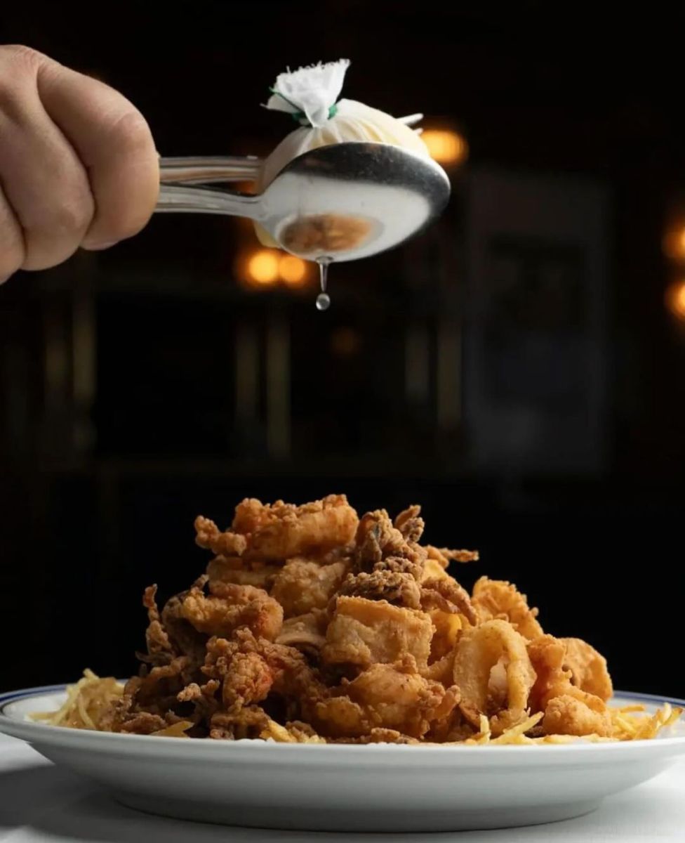 Calamares fritos estilo Cipriani