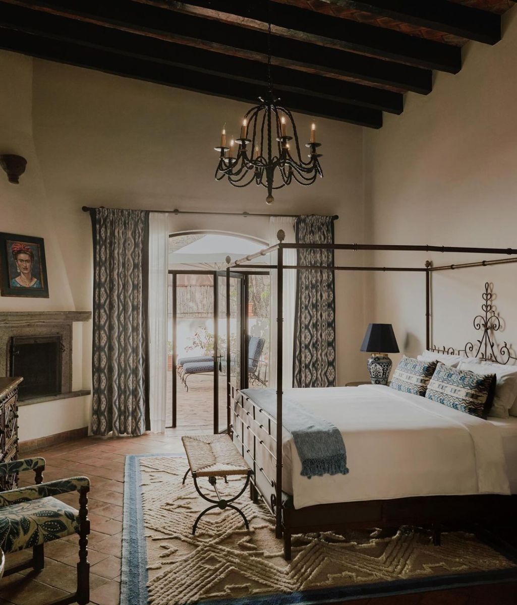 Habitaciones de estilo colonial en Casa de Sierra Nevada