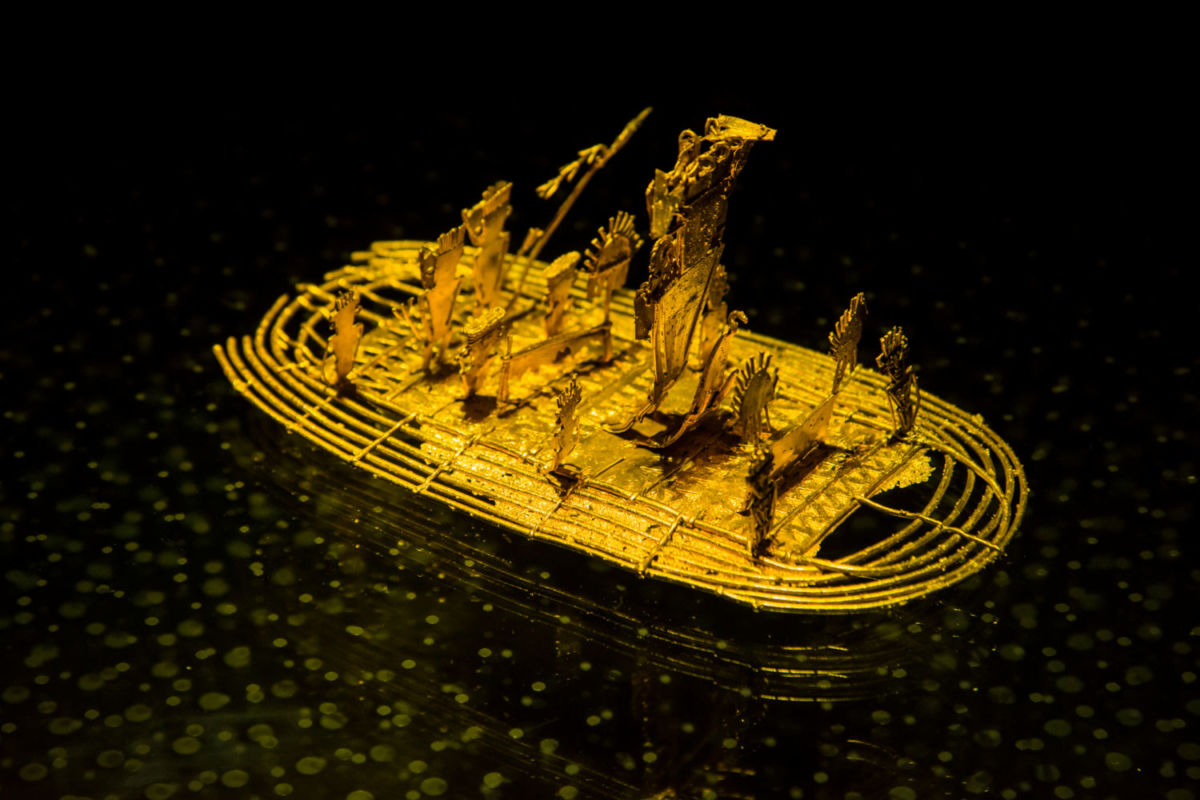 ciudad perdida cubierta de oro 