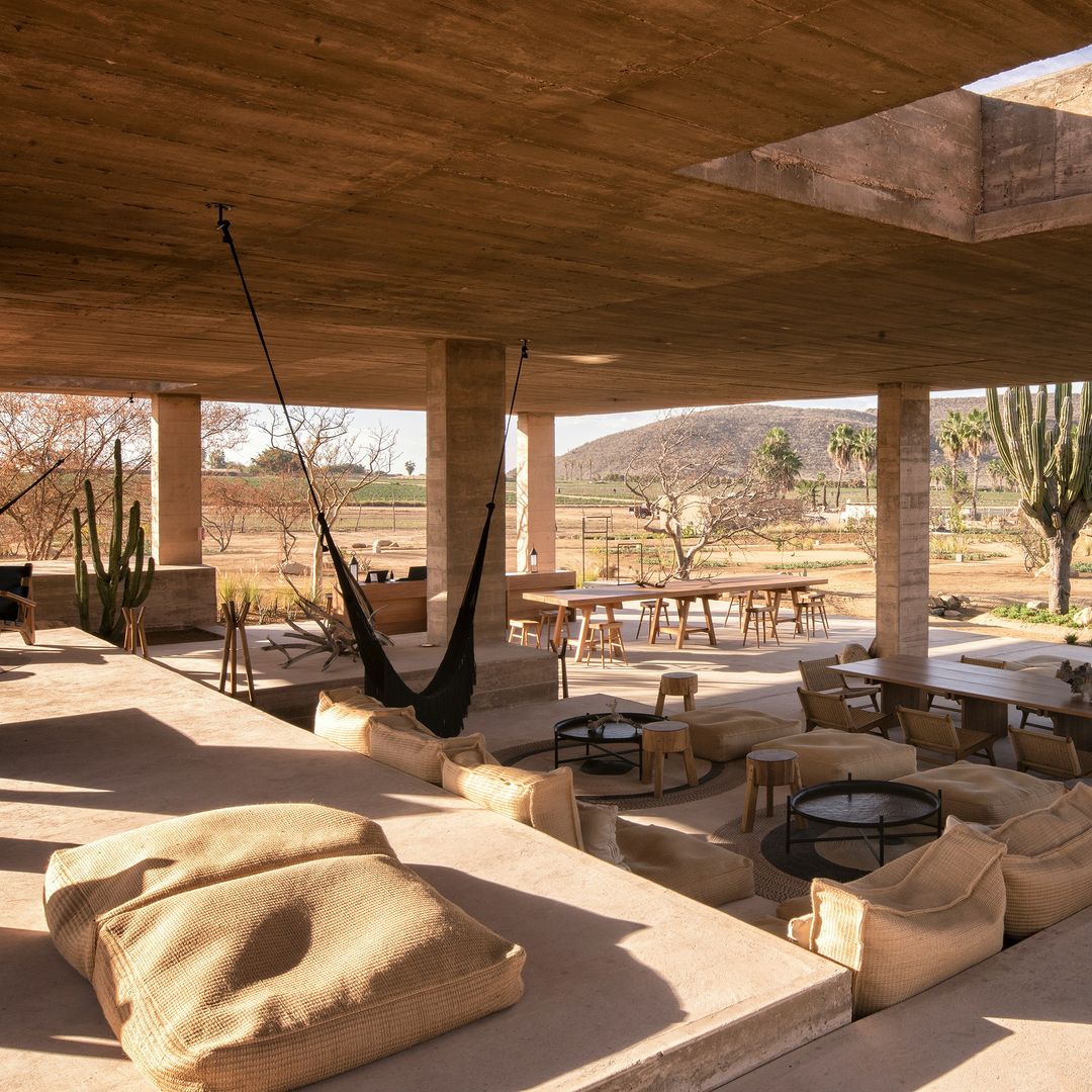Restaurante del hotel Paradero en Todos Santos