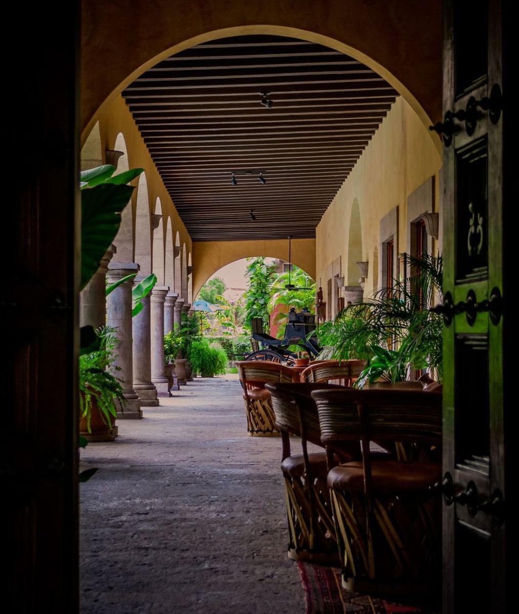En Álamos hay un hotel donde puedes dormir en una antigua mansión colonial
