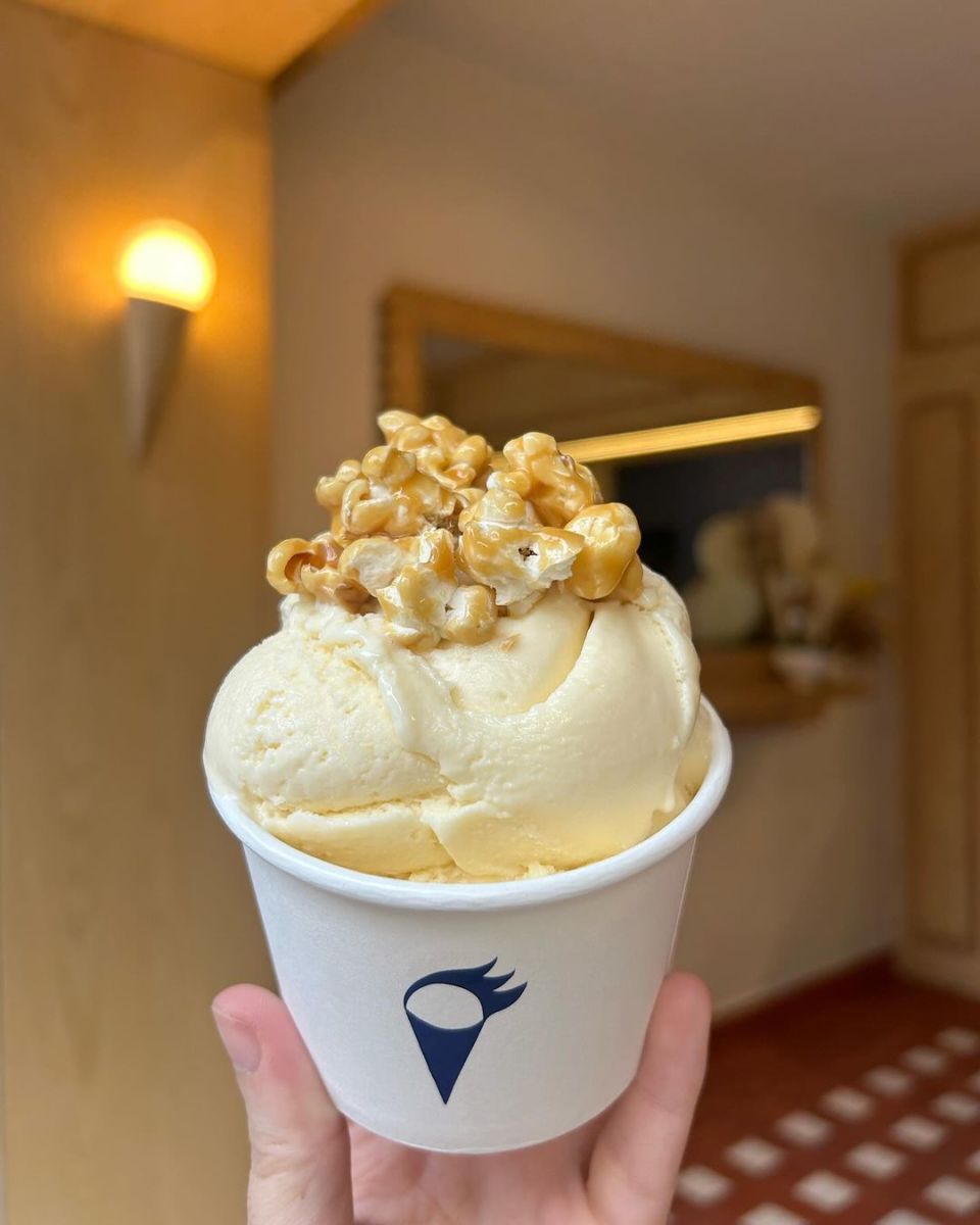 Helado de palomitas de maíz