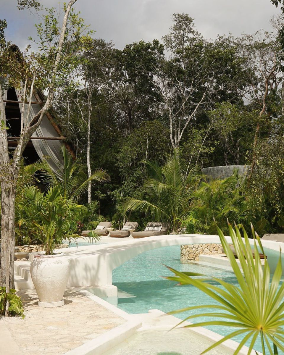 Hotel Milam Tulum con alberca en la habitación