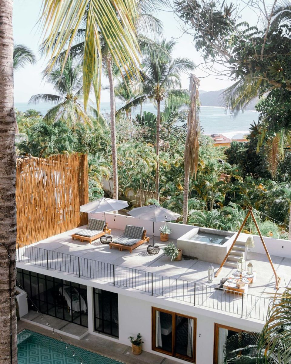 Rooftop con vistas panorámicas en sayulita