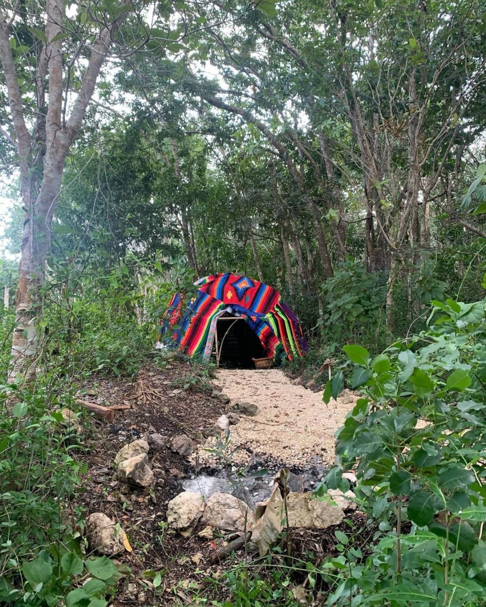 albergue de sudor tradicional