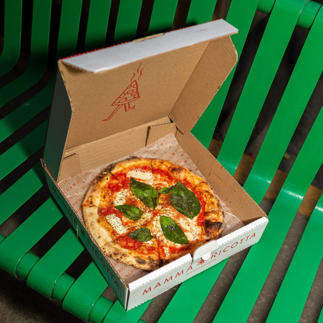 Pizza margherita en la cdmx