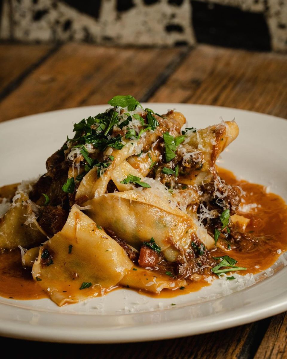 Papardelle con ragú de chamorro Wagyu