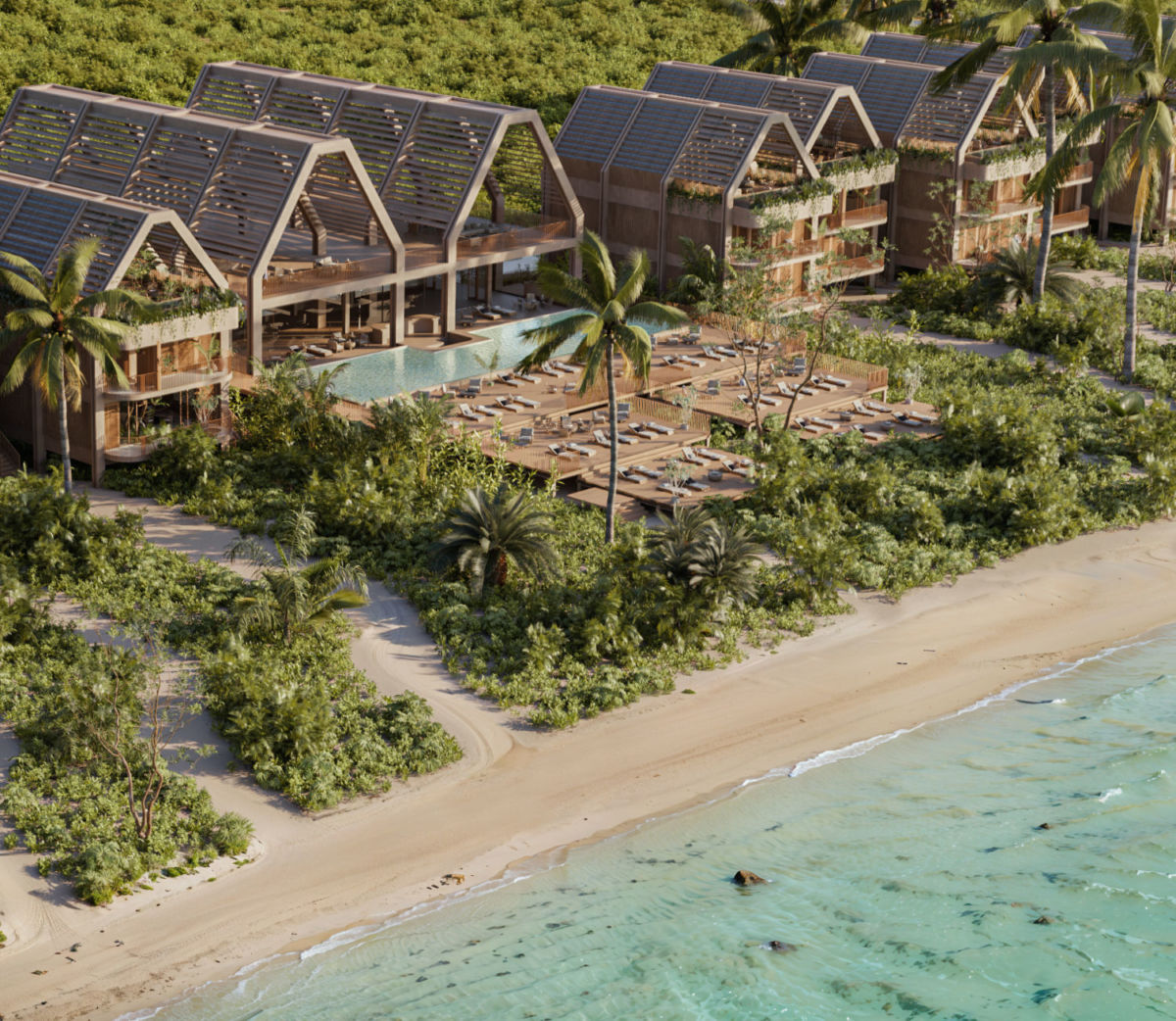 Parece sacado de una película, pero será uno de los hoteles de lujo más exclusivos en la Riviera Maya 