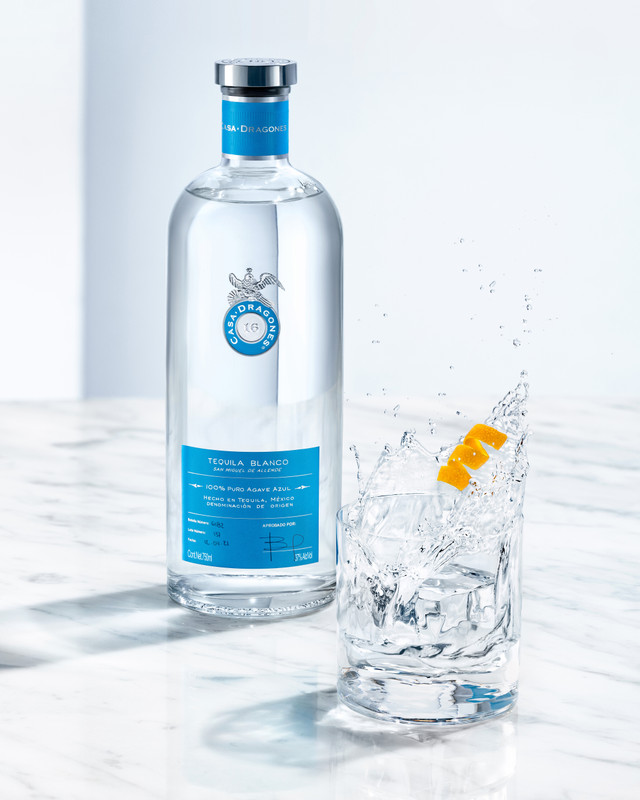 Tequila Casa Dragones Blanco para celebrar cumpleaños