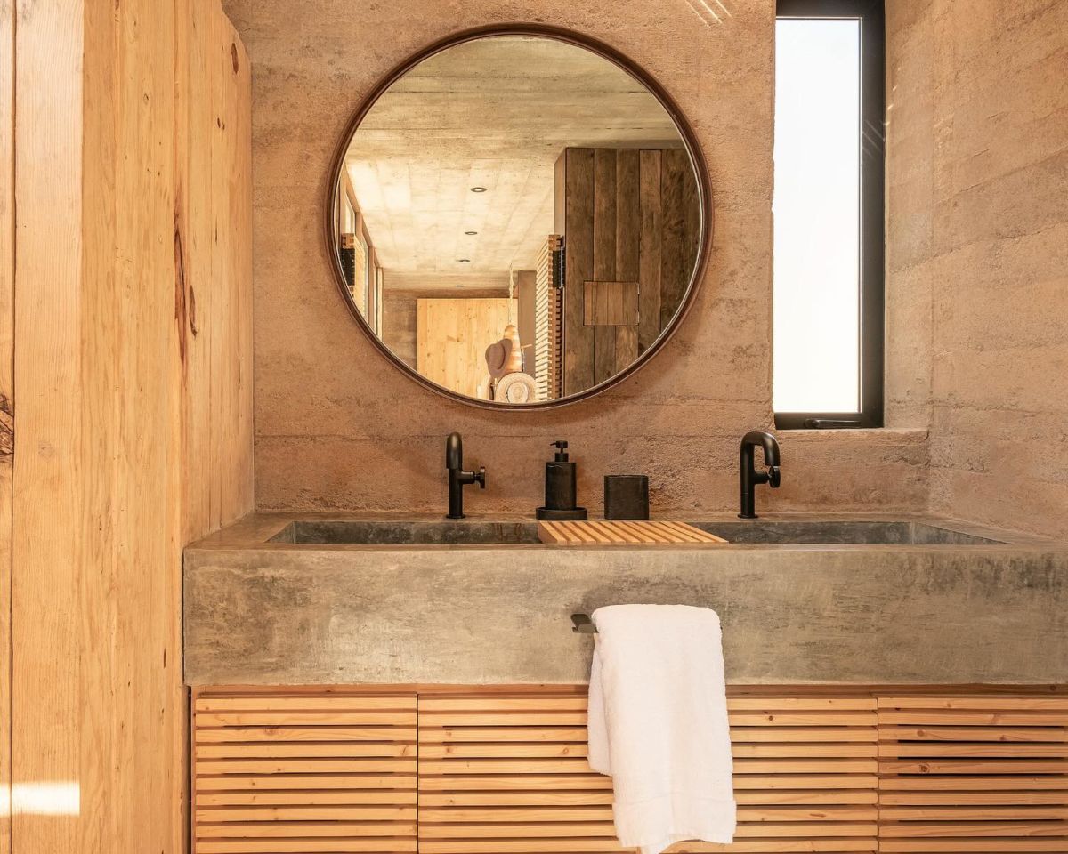 Cabañas construidas con bioconstrucción