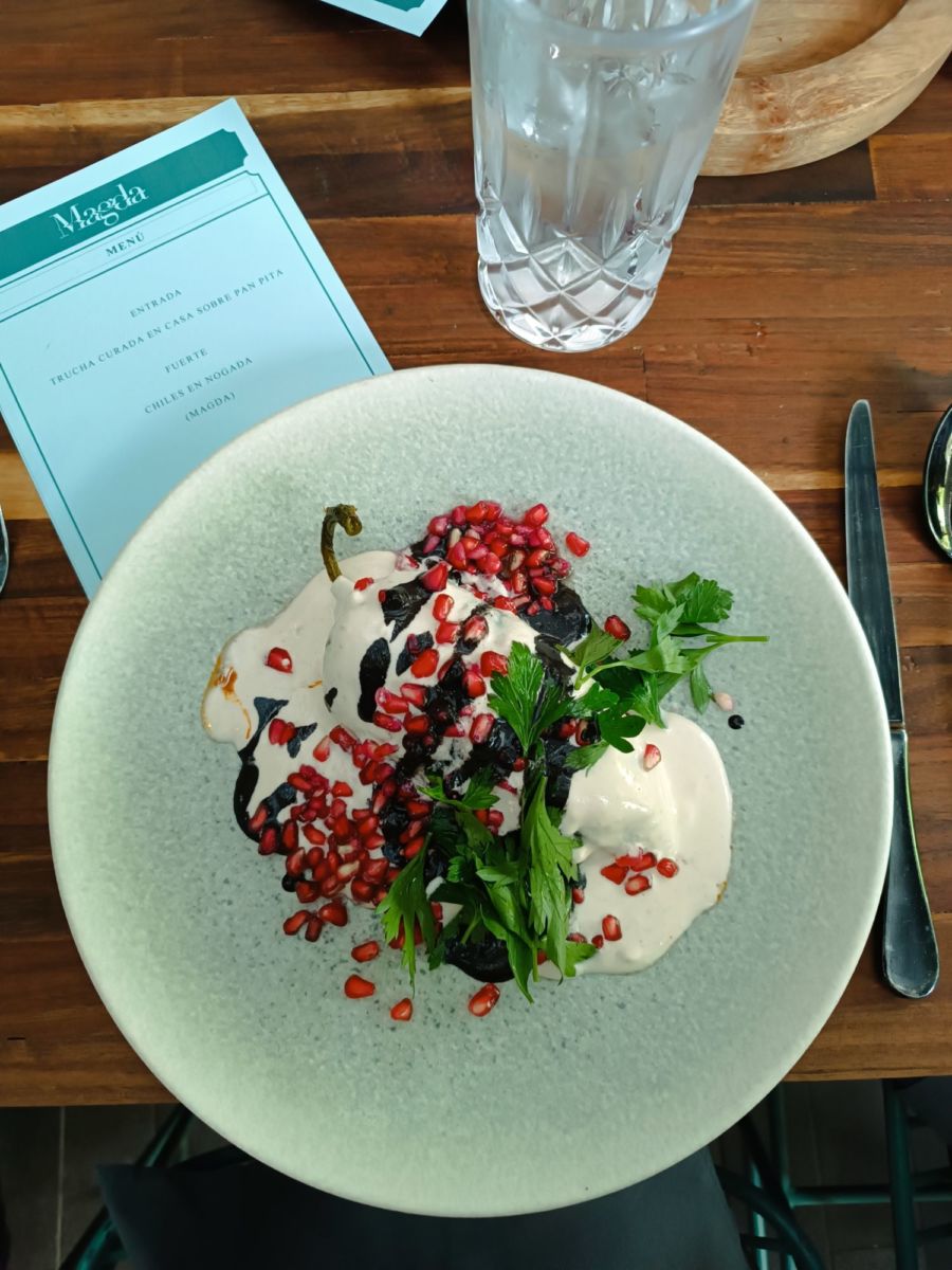 Magda: La temporada de chiles en nogada arranca con todo en la CDMX y no te vas a querer perder esta propuesta