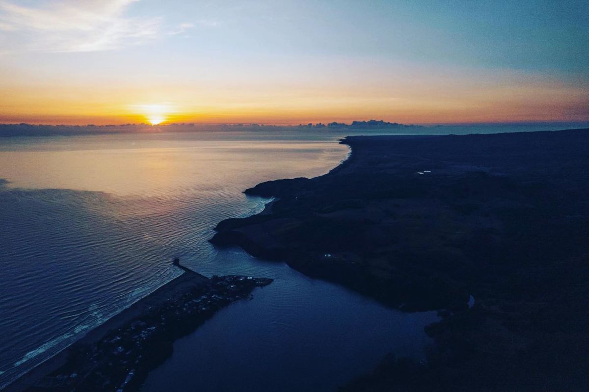 Amanecer en la Laguna de Sontecomapan, Veracruz