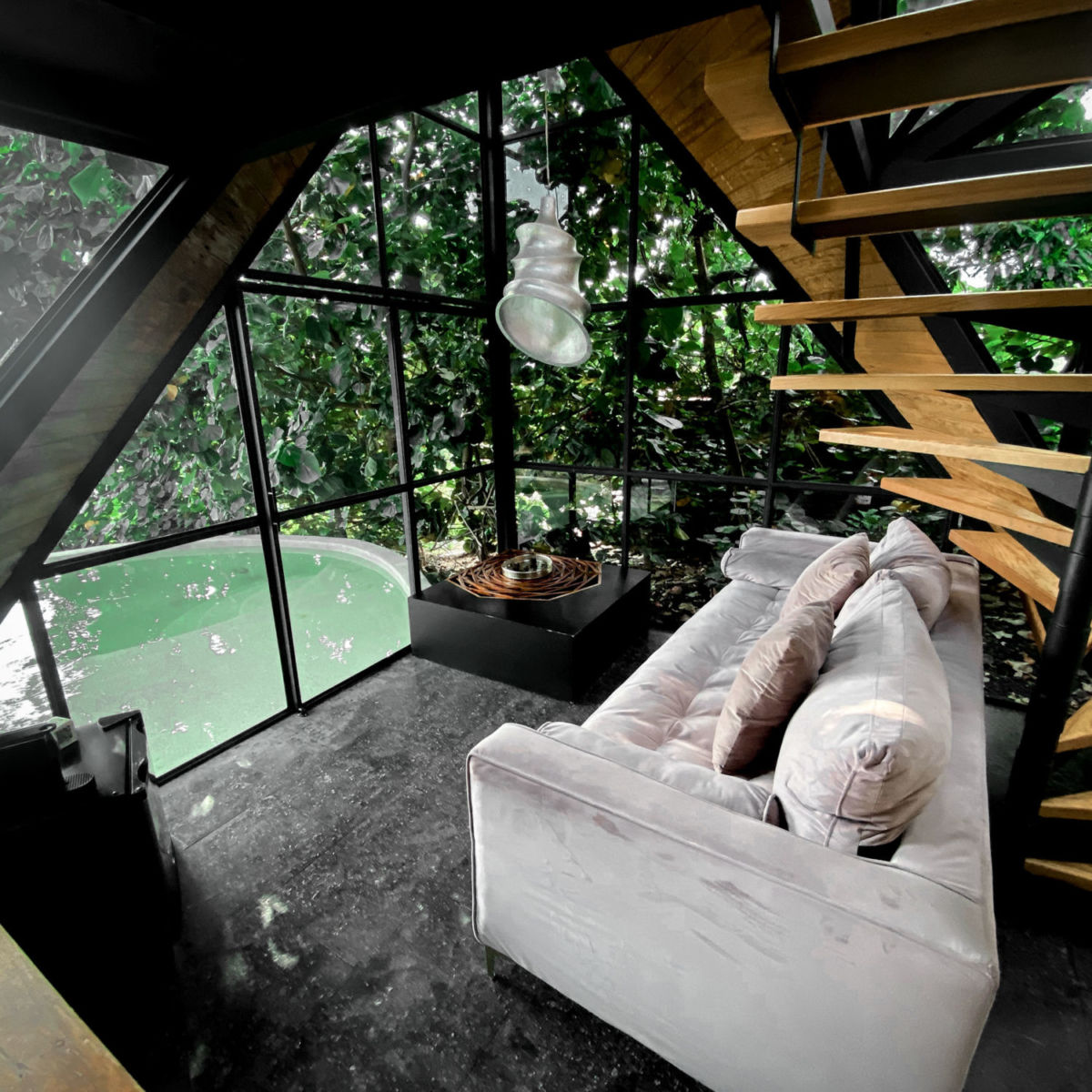 Cabañas en medio de la naturaleza