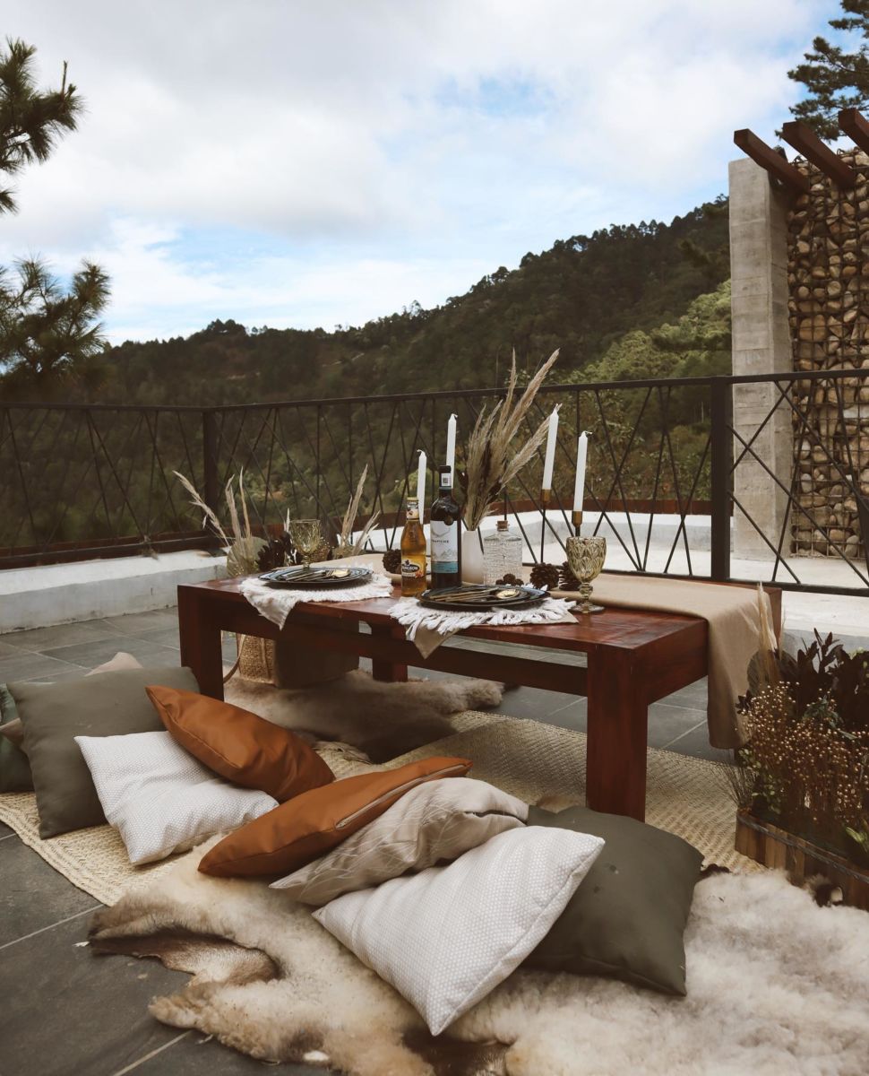 cabañas en la montaña