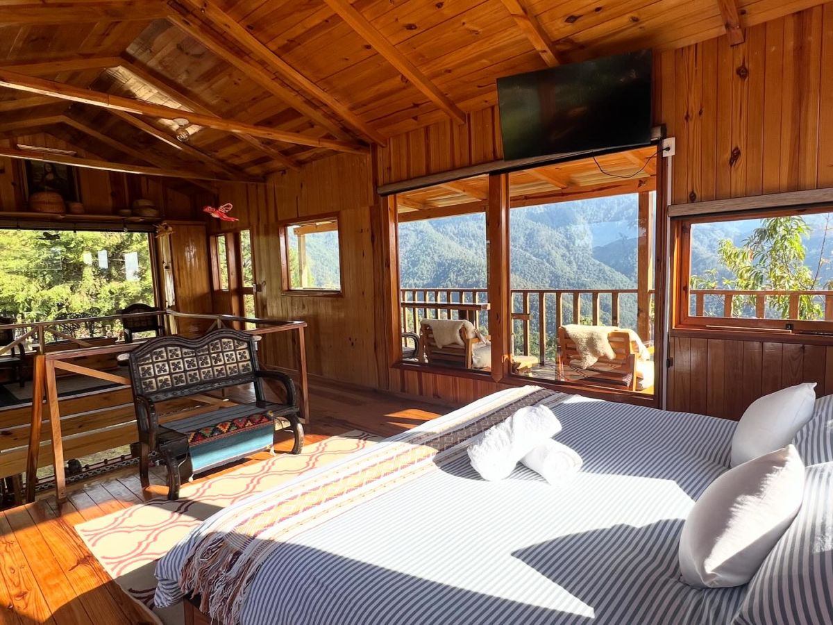 cabañas en el bosque