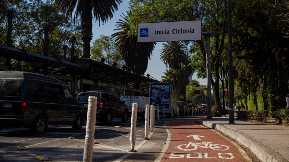 Ciclovía en Avenida Insurgentes