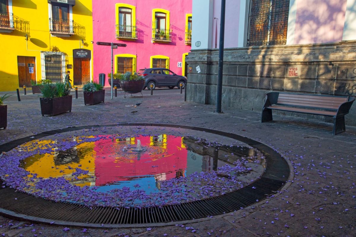 Pasaje histórico en Puebla 