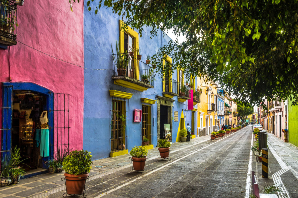 callejón en Puebla