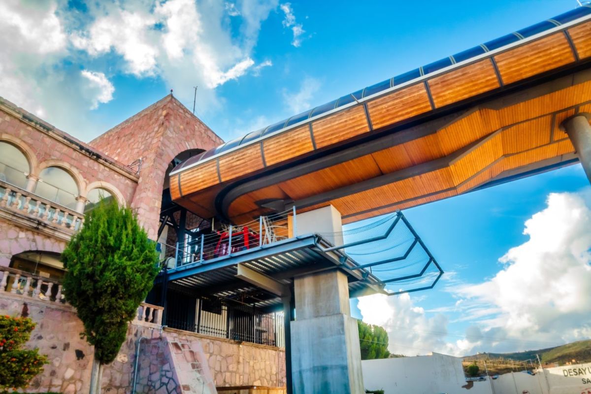 Estación del teleférico más antiguo de México en Zacatecas