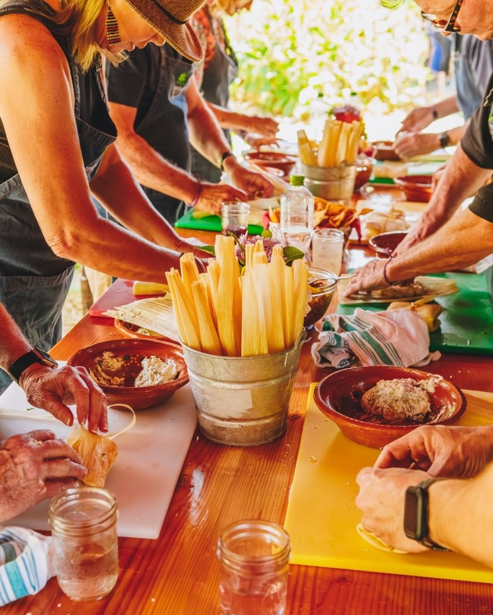 Clases de cocina en Flora Farms