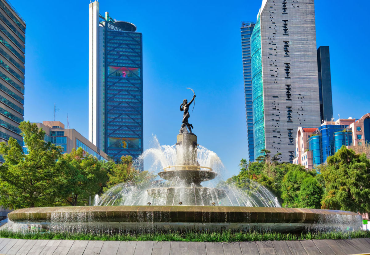Glorieta de la Diana Cazadora en CDMX