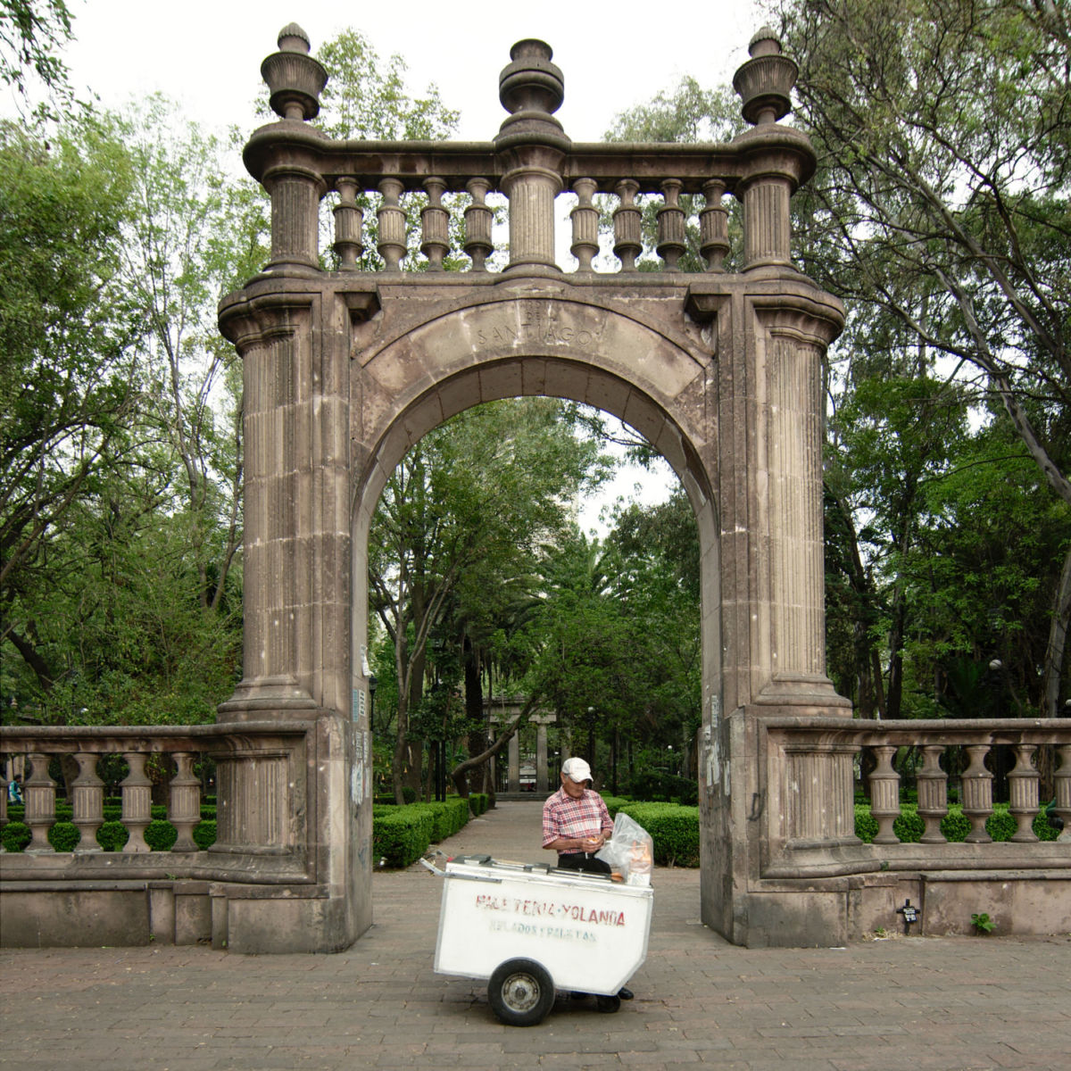 Jardín Santiago en Tlatelolco