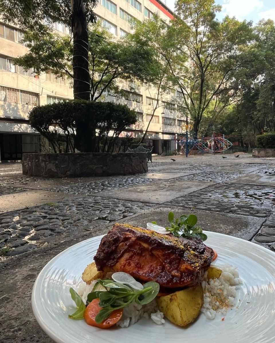 Restaurante Gris en Tlatelolco