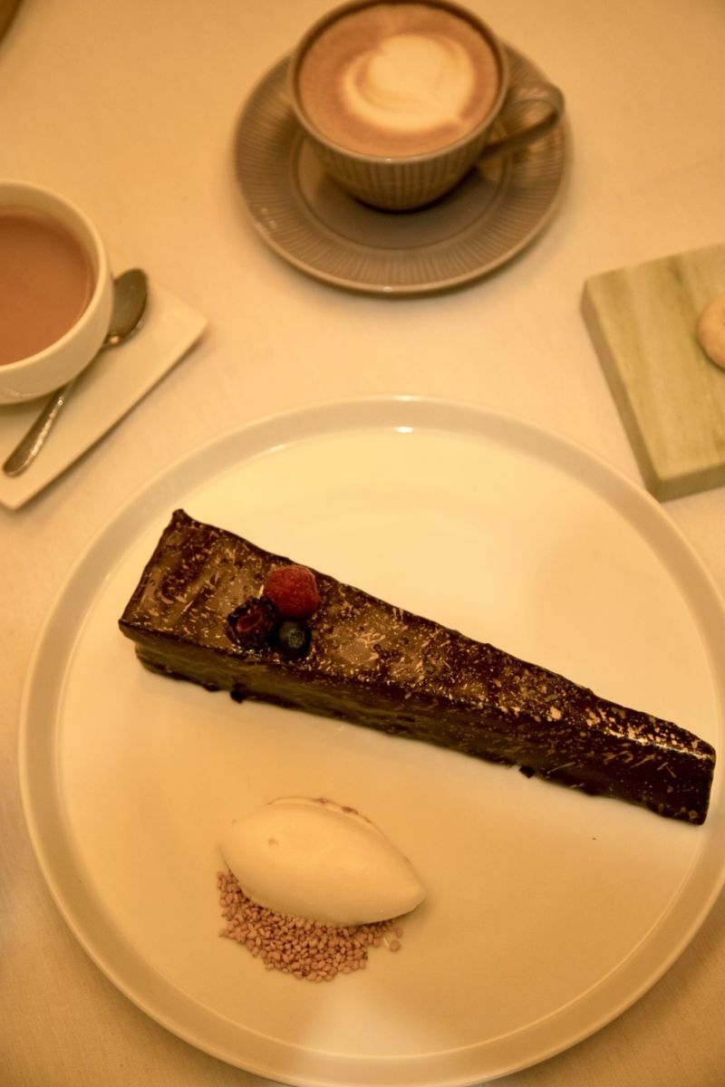 Tarta de chocolate Valrhona 70%