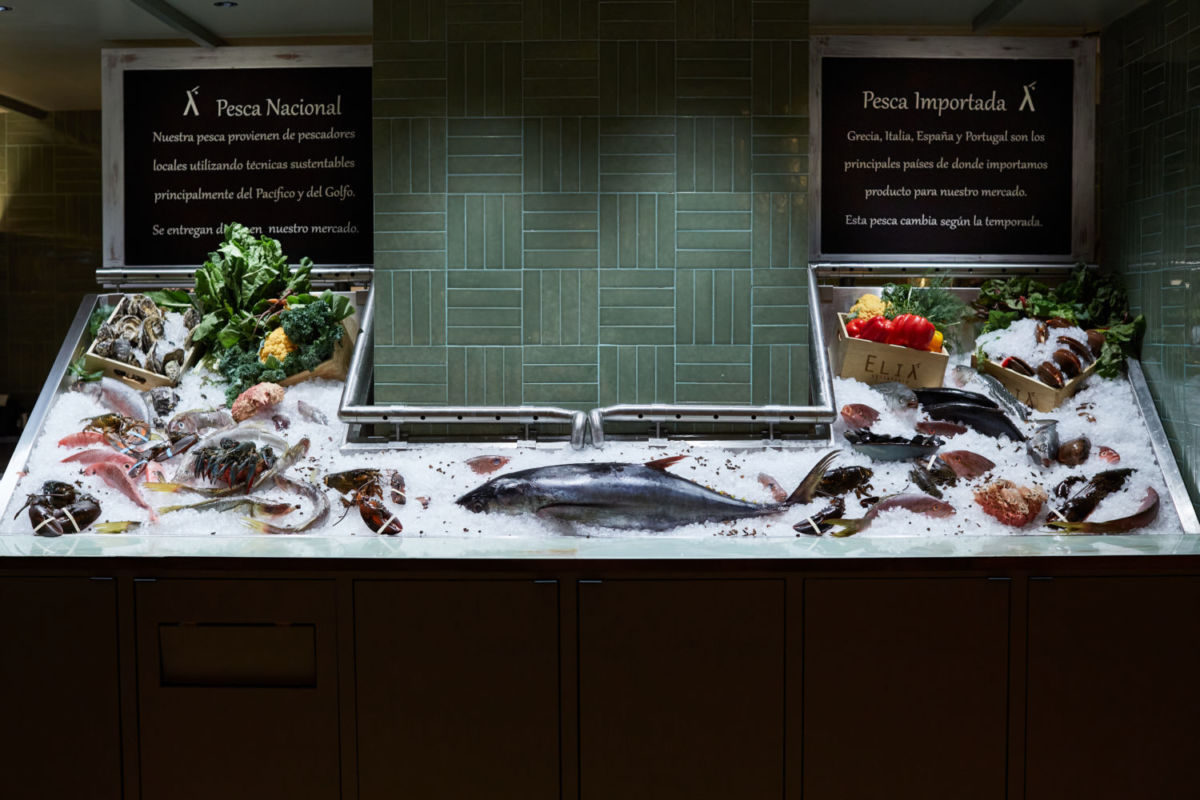 Mercado de Mar pesca de restaurante griego