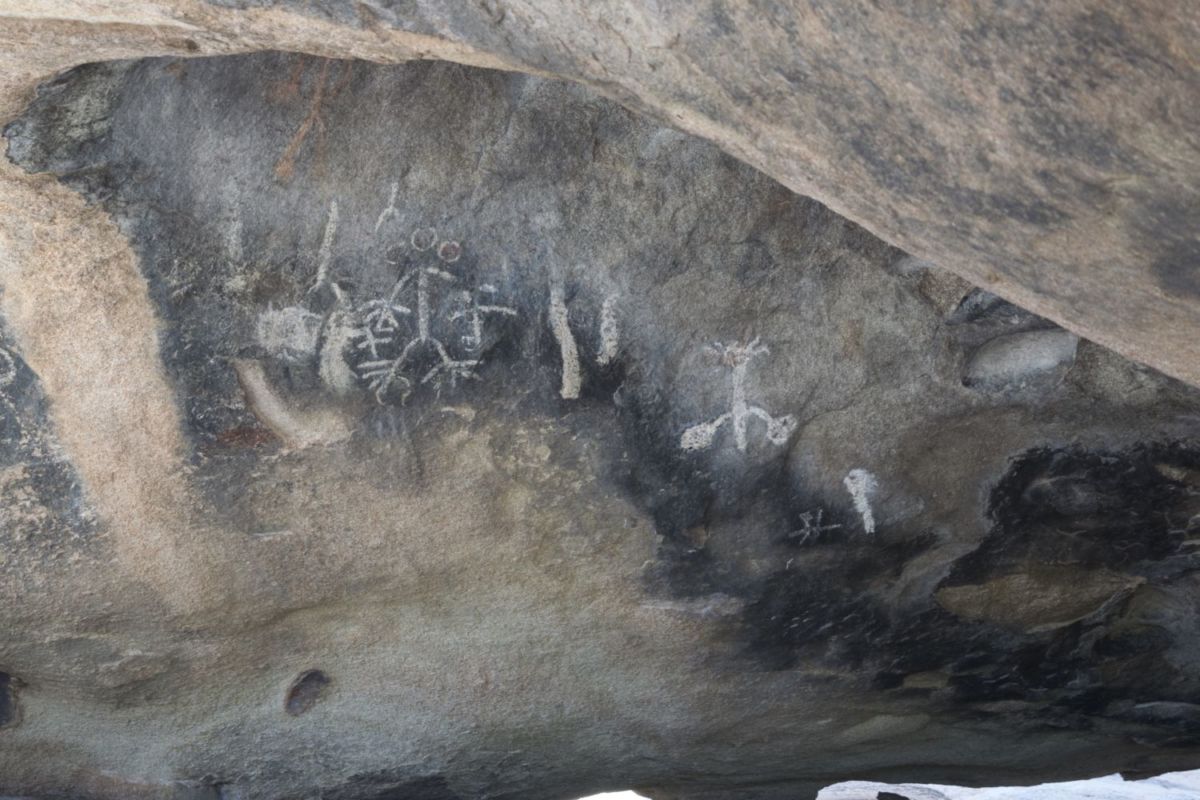 Pinturas rupestres en Tecate