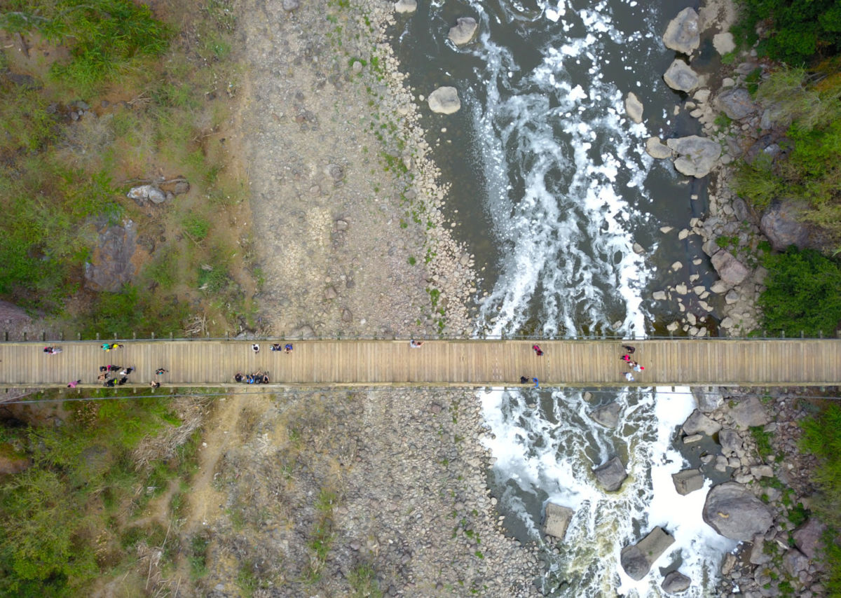 Vista aérea del Puente Arcediano