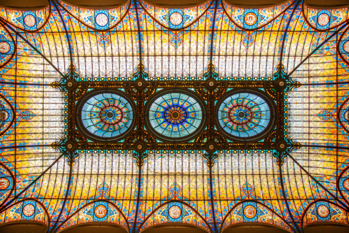 Vitral del Gran Hotel de la CDMX