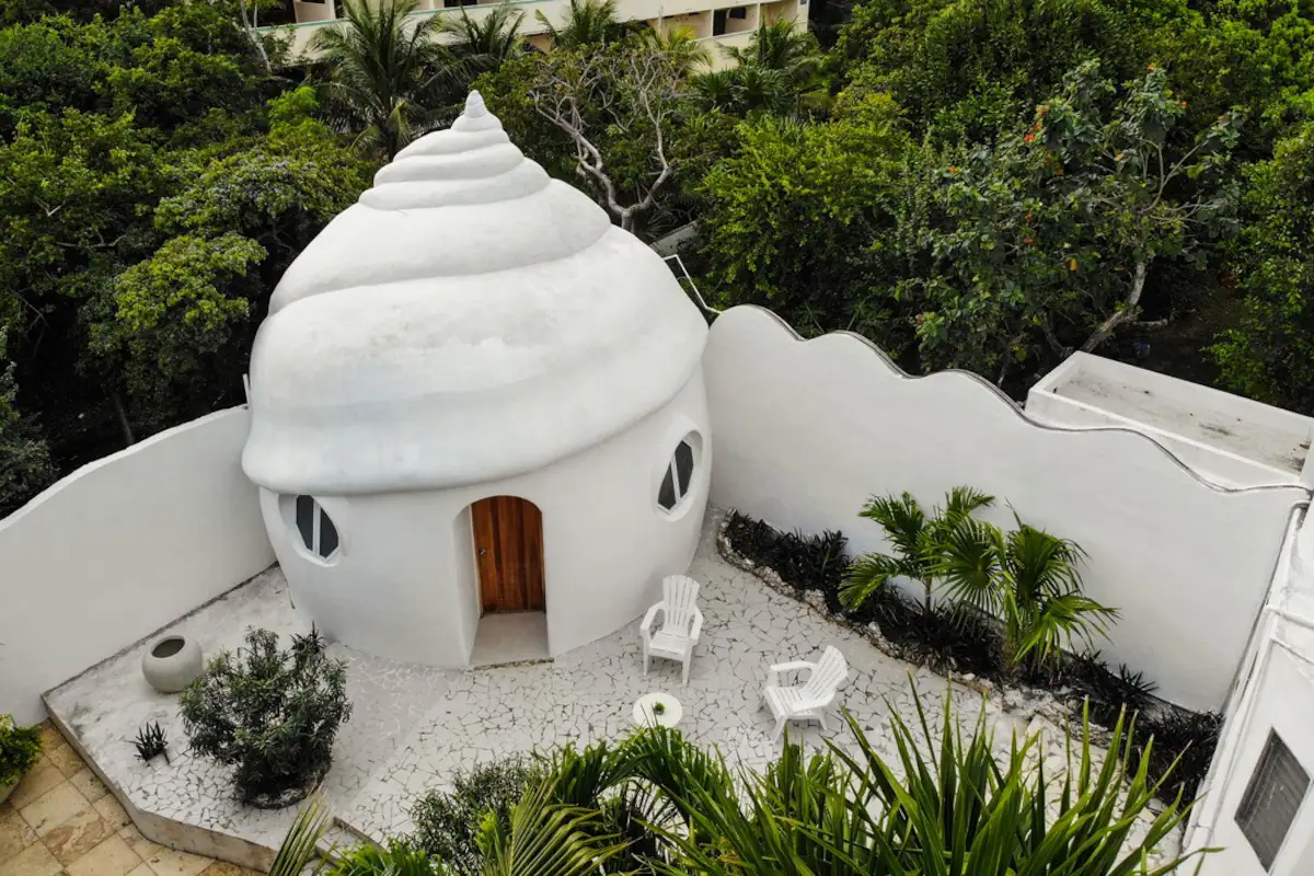 Casa caracol en Isla Mujeres