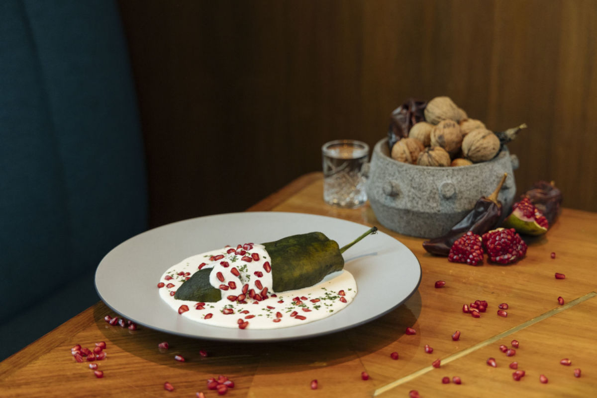 chiles en nogada en CDMX