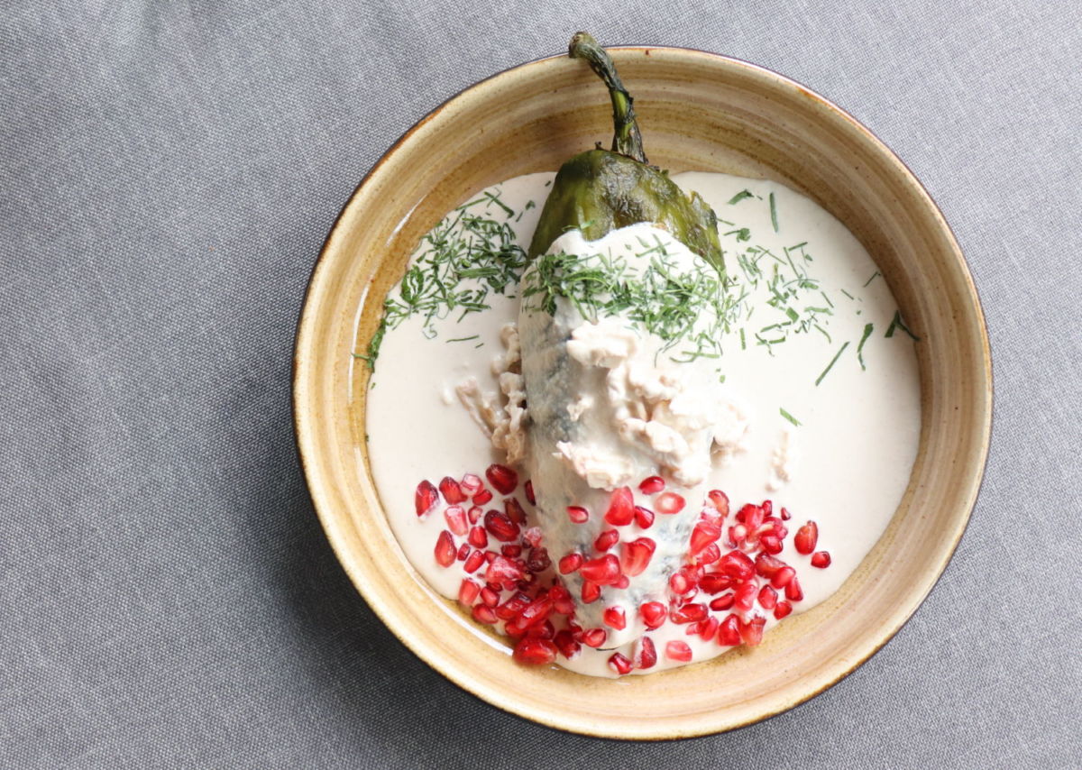 chile en nogada en la Ciudad de México