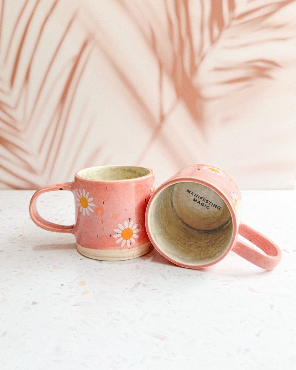 tazas de cerámica mexicana