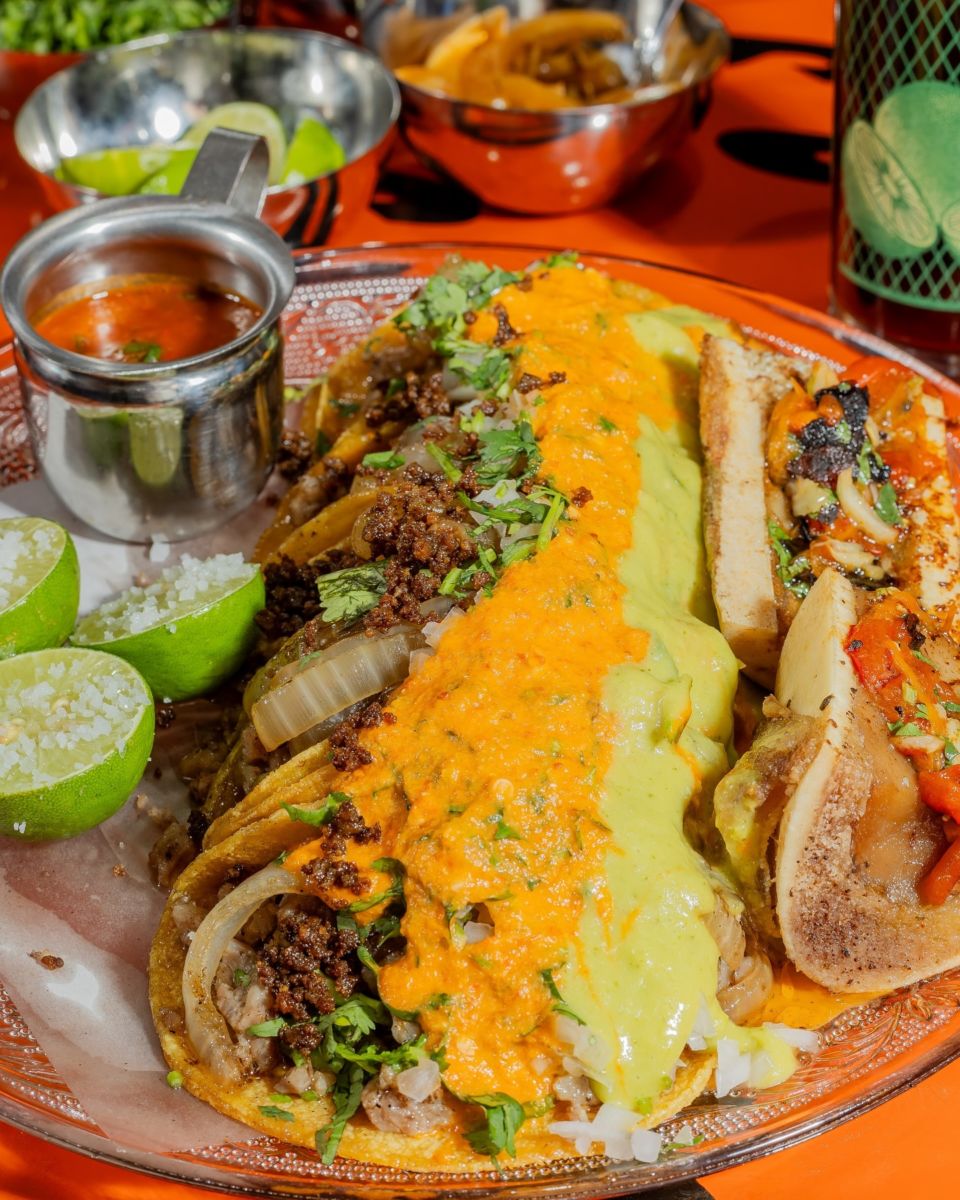 Tacos de Bistec con Tuétano