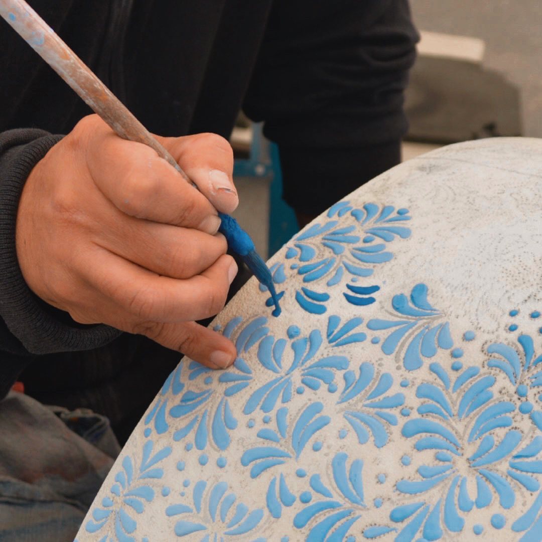 Plumeado tradicional Talavera